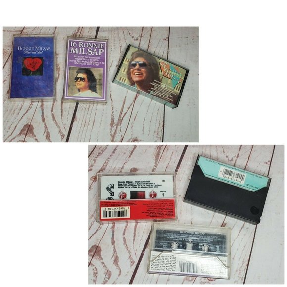 Lot Of 3 Ronnie Milsap Tapes In Great Condition